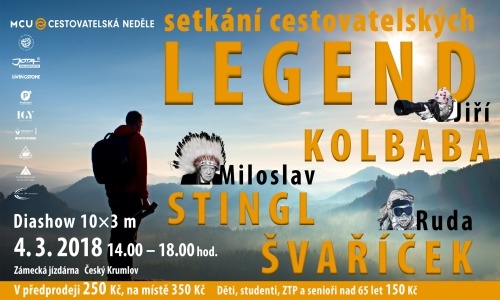 Setkání cestovatelských legend | Kolbaba - Stingl - Švaříček