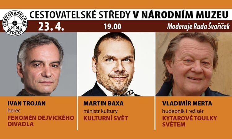 Vladimír Merta, Ivan Trojan a Martin Baxa