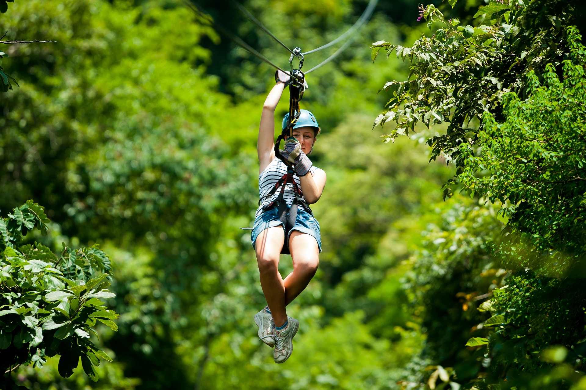 Kostarika - Deštný prales Monteverde - Canopy tour Kostarika - Deštný prales Monteverde - Canopy tour