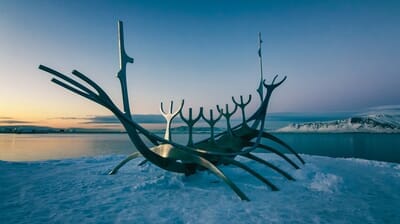 Advent v Reykjavíku a zimní krajina Islandu